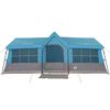 vidaXL Family Tent with Roof Blue and Grey 622 x 295 x 238 cm