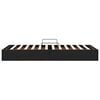 vidaXL Storage Bed with Mattress Black 90 x 190 cm Faux leather