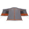 vidaXL Tent with Roof with Storage Grey and Orange 680 x 510 x 210 cm