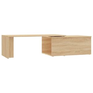 vidaXL Coffee Table | Sonoma oak | Engineered wood | Larger size | Coffee Table