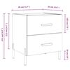 vidaXL Bedside Cabinet Grey Sonoma 40x35x47.5 cm Engineered Wood