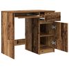 vidaXL Desk Old Wood 86x49x76 cm Engineered Wood