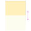 vidaXL Roller Blind Blackout Yellow 90x130 cm Fabric Width 85.7 cm Polyester