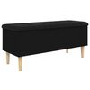 vidaXL Storage Bench Black 102x42x46 cm Engineered Wood
