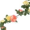 vidaXL Flower Garlands 6 pcs Spring Sunset Red 250 cm
