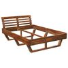 vidaXL Bed Frame without Mattress Solid Acacia Wood 140x200 cm