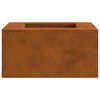 vidaXL Fire Pit Brown 60 x 60 x 30 cm Steel