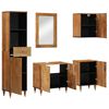 vidaXL 5 Piece Bathroom Furniture Set Solid Wood Mango