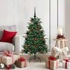 vidaXL Artificial Christmas Tree with 150 LEDs with Stand Green 120 cm