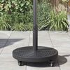 vidaXL Parasol Base Art Deco Black Ø 45 x 39.5 cm Iron
