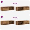 vidaXL TV Cabinets 2 pcs Old Wood 100x31x25.5 cm Engineered Wood