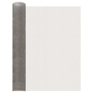 vidaXL Mesh Screen 80 x 200 cm 3 Mesh Stainless Steel 201 Silver