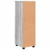 vidaXL Bathroom Cabinet with Storage Grey Sonoma 30 x 35 x 95 cm