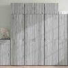 vidaXL Storage Cabinet Grey Sonoma 70x42.5x225 cm Engineered Wood