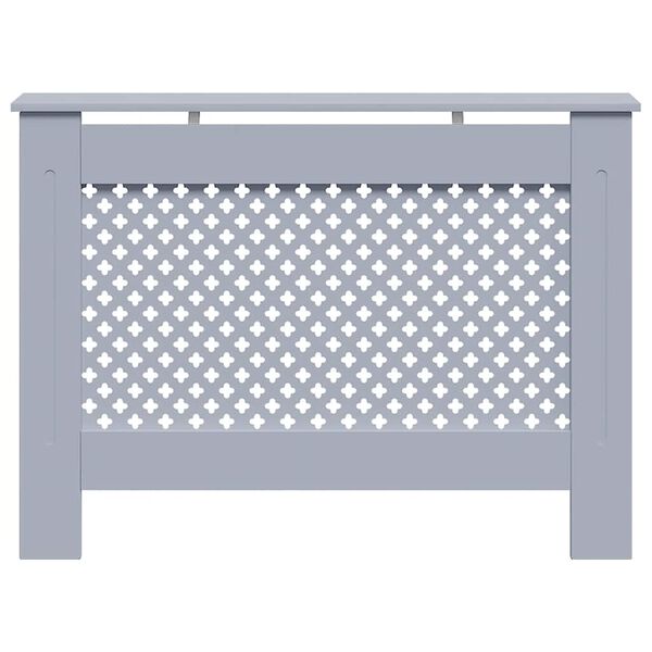 vidaXL Radiator Cover Anthracite 112x19x81.5 cm MDF