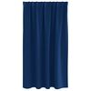 vidaXL Blackout Curtains with Rings Dark Blue Polyester