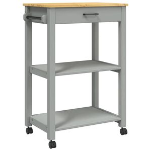 vidaXL Kitchen Trolley "MONZA" 60x40x88,5 cm Solid Wood Pine