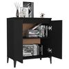 vidaXL Sideboard Black 60x35x70 cm Engineered Wood