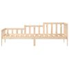 vidaXL Day Bed without Mattress 90x190 cm Single Solid Wood Pine
