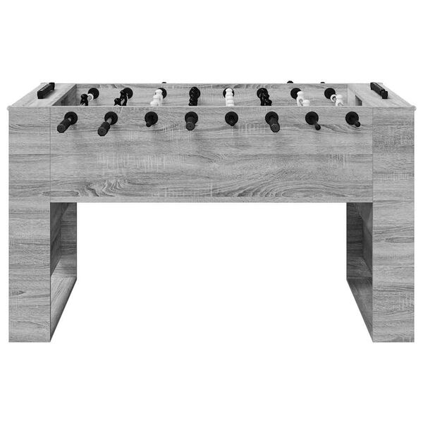 vidaXL Football Table Grey Sonoma 146.5 x 74 x 85 cm Engineered Wood