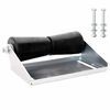 vidaXL Boat Trailer Roller with Bracket 30.5 cm Galvanised Steel