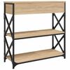 vidaXL Console Table Sonoma Oak 75x28x75 cm Engineered Wood