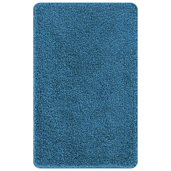 vidaXL Anti-slip Bath Mat Set 2 pcs Blue PP