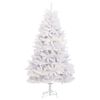 vidaXL Artificial Christmas Tree White 240 cm PVC and Metal