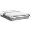 vidaXL Bed Frame without Mattress Concrete Grey 120x200 cm