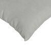 vidaXL Sofa Pillows 2 pcs Light Grey 50 x 50 cm Fabric