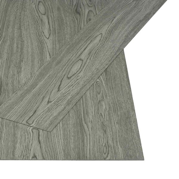 vidaXL Self-adhesive Flooring Plank Nature 32 pcs Grey 4.46 m&sup2; PVC