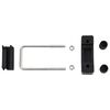 vidaXL U Connector with Plastic for Fence Post 60x40 mm 25 Sets