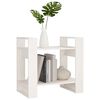 vidaXL Book Cabinet/Room Divider White 60x35x57 cm Solid Wood Pine