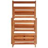 vidaXL 3-Tier Plant Stand 50x63x80 cm Solid Acacia Wood