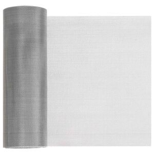 vidaXL Mesh Screen 20 x 500 cm 30 Mesh Stainless Steel 201 Silver