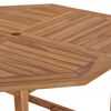 vidaXL Garden Table 120x120x75 cm Solid Teak Wood