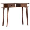 vidaXL Console Table 110x35x76 cm Solid Acacia Wood