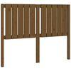 vidaXL Bed Headboard Honey Brown 125.5x4x100 cm Solid Wood Pine