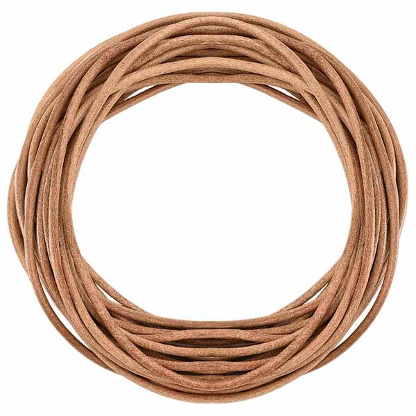 vidaXL Leather Cord Brown &Oslash;2.5 mm x 10 m Leather