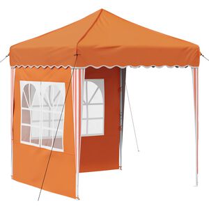 vidaXL Pop-up Party Tent Orange 195 x 195 x 245 cm