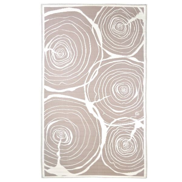 Esschert Design Outdoor Rug 240x150cm Growth Rings