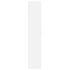 vidaXL Shoe Cabinet with Door White 80 x 35.5 x 180 cm Engineered wood
