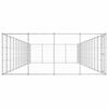 vidaXL Outdoor Dog Kennel Galvanised Steel 53.24 m&sup2;