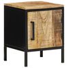 vidaXL Bedside Cabinet Brown and Black 30 x 30 x 40 cm