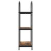 vidaXL Bookshelf Smoked Oak 60 x 30 x 109 cm Engineered wood