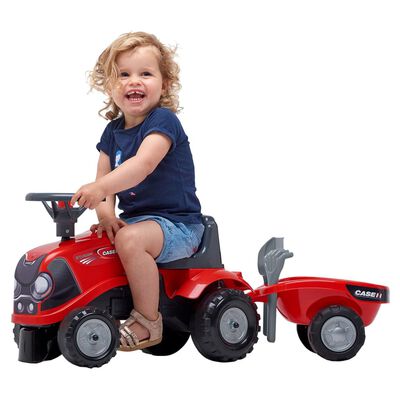FALK Toy Tractor Set Case IH Babyfarmer 1/3