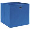vidaXL Storage Boxes 4 pcs Non-woven Fabric 28x28x28 cm Blue