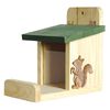 dobar Squirrel Feeder Natural and Green
