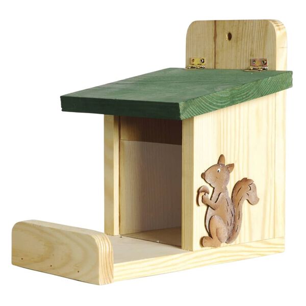 dobar Squirrel Feeder Natural and Green