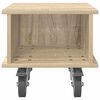 vidaXL TV Stand Sonoma Oak 37 x 35 x 35 cm Engineered Wood
